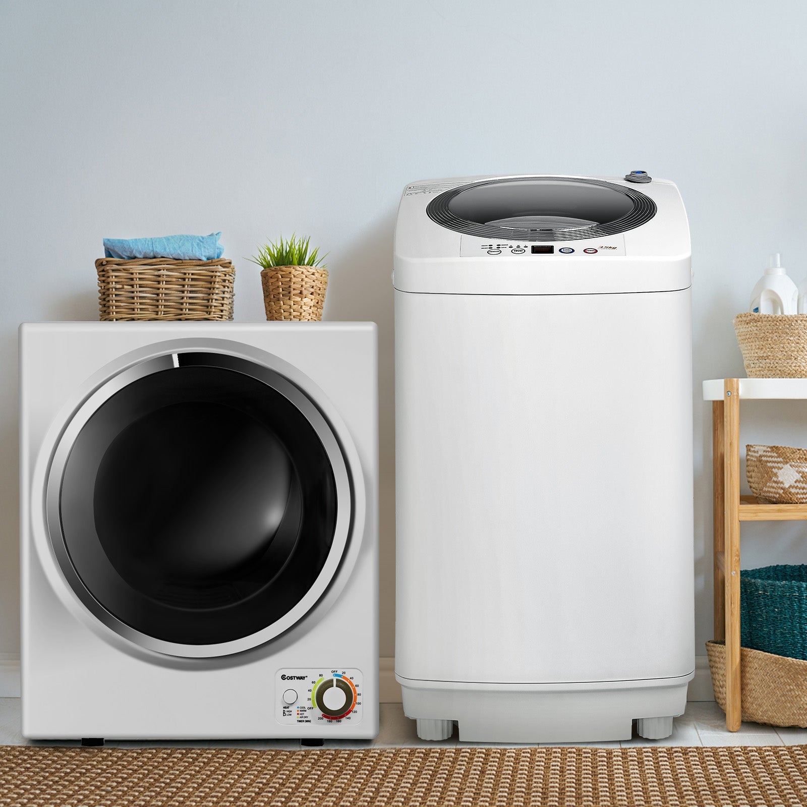 Electric Laundry Dryer and Full-Automatic Washing Machine Combo - Tampa Home & Garden Store
