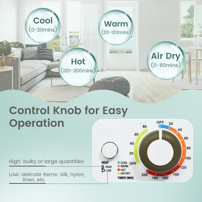Electric Laundry Dryer and Full-Automatic Washing Machine Combo - Tampa Home & Garden Store