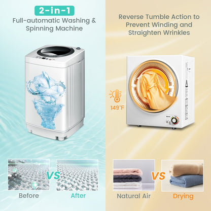 Electric Laundry Dryer and Full-Automatic Washing Machine Combo - Tampa Home & Garden Store