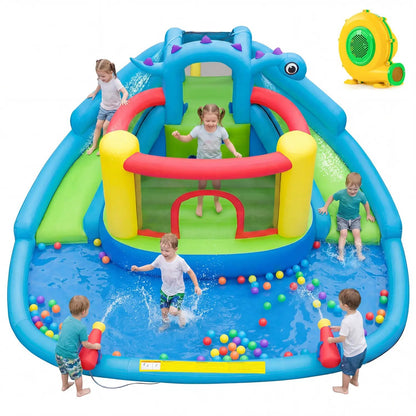 Dinosaur Themed Water Slide Park for Kids