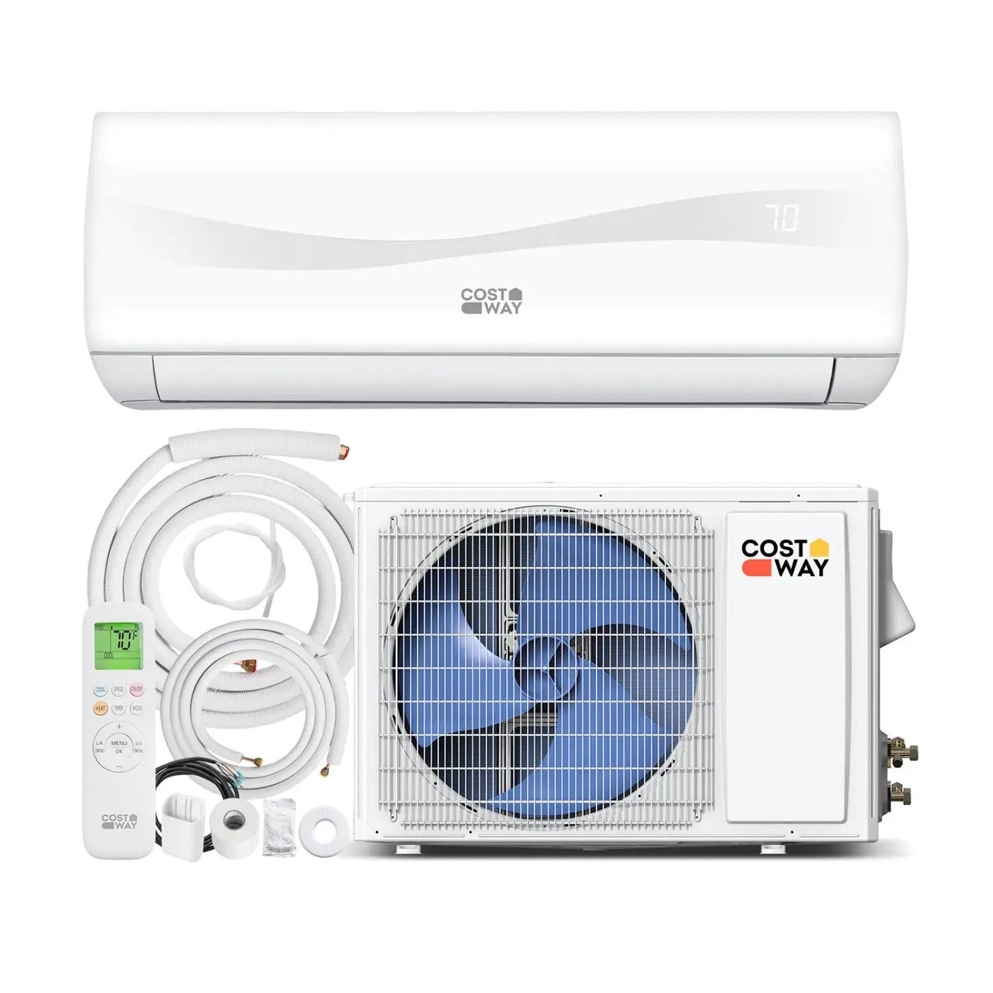 9100 BTU 19 SEER2 Inverter AC With Remote