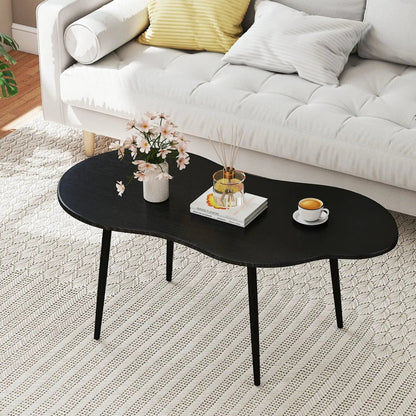 Cloud Shape Coffee Table With Metal Frame