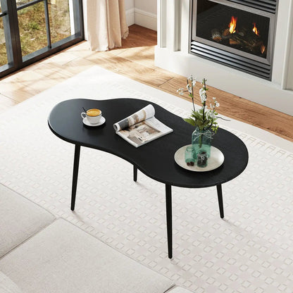 Cloud Shape Coffee Table With Metal Frame