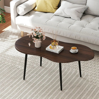 Cloud Shape Coffee Table With Metal Frame
