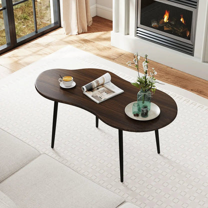 Cloud Shape Coffee Table With Metal Frame