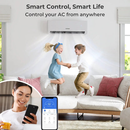 UltrEco 24000 BTU 2 Zone Mini Split WiFi Enabled