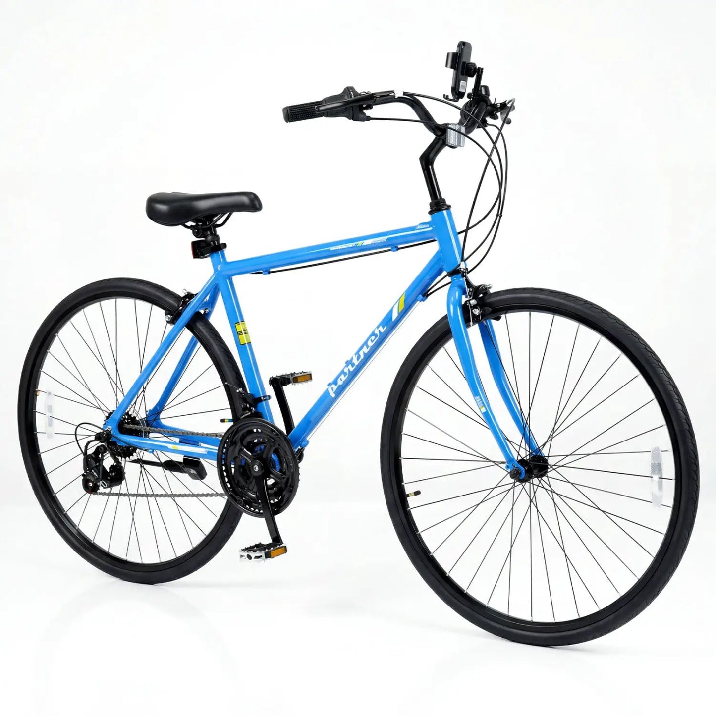 Hybrid Bike for Adults with 700C 18 Speed Shimano
