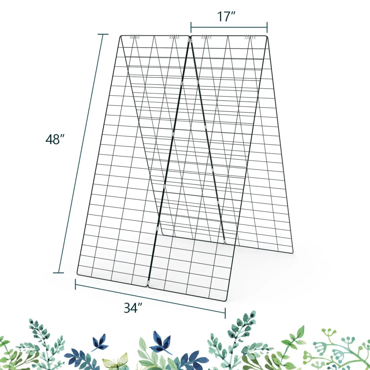 A-Frame Garden Trellis for Climbing Plants