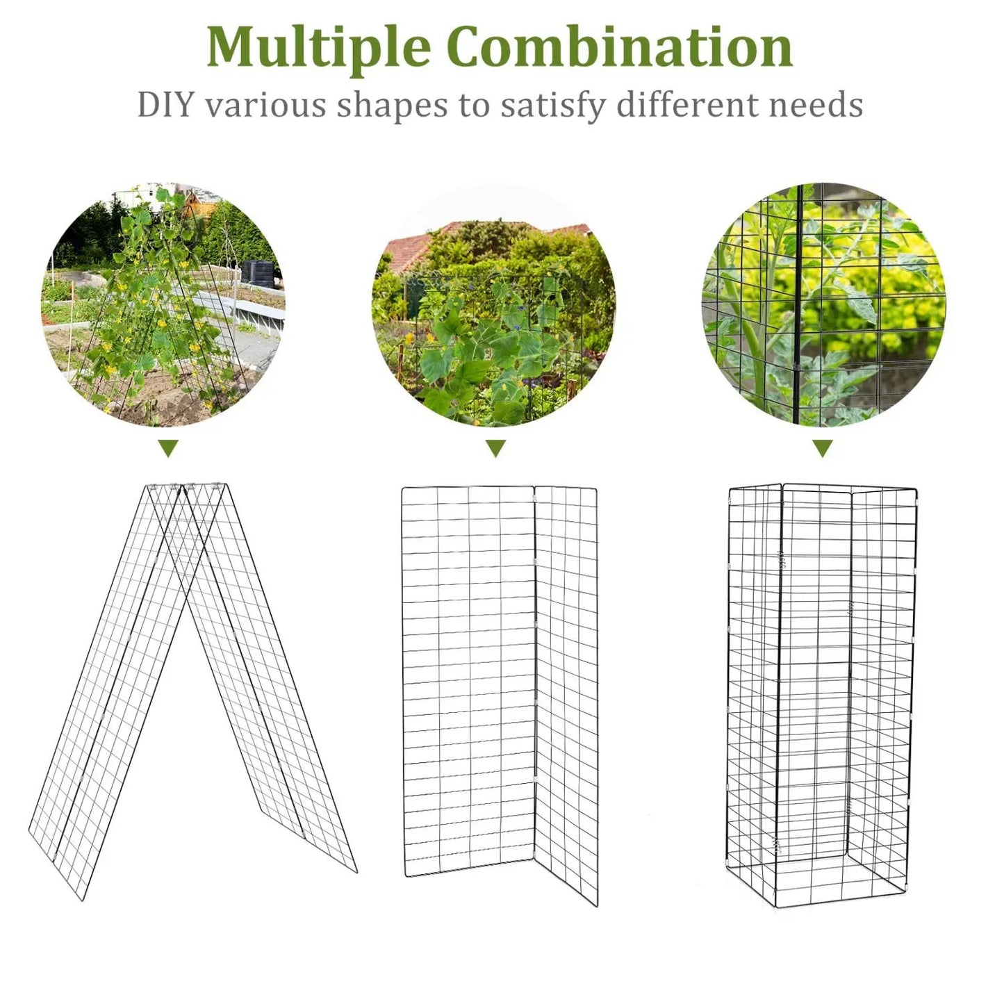 A-Frame Garden Trellis for Climbing Plants