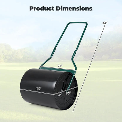 16 Gallon Lawn Roller Water Filled Garden Drum