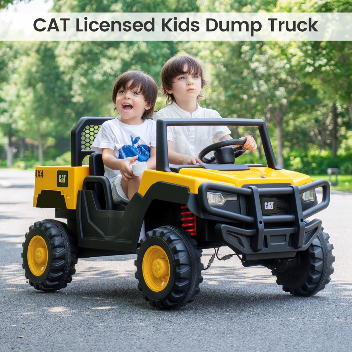 24V Ride On Dump Truck for Kids 2 Seater Remote