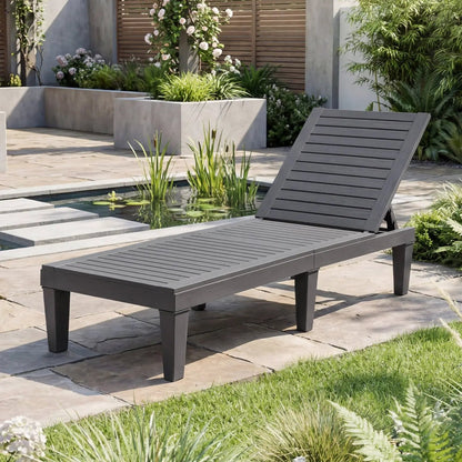 Chaise Lounge Chairs 2 Pack with 5 Position