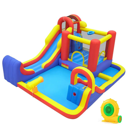7-in-1 Inflatable Water Slide and Bounce House