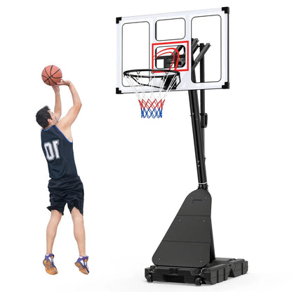 Portable Basketball Hoop Adjustable 4.9-10 Feet