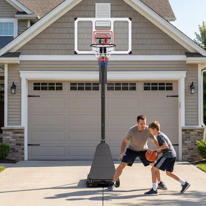 Portable Basketball Hoop Adjustable 4.9-10 Feet