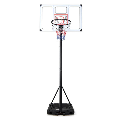 Portable Basketball Hoop Adjusts 4.1-10 Feet Base