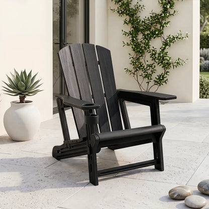 HDPE Adirondack Chair With Realistic Wood Grain