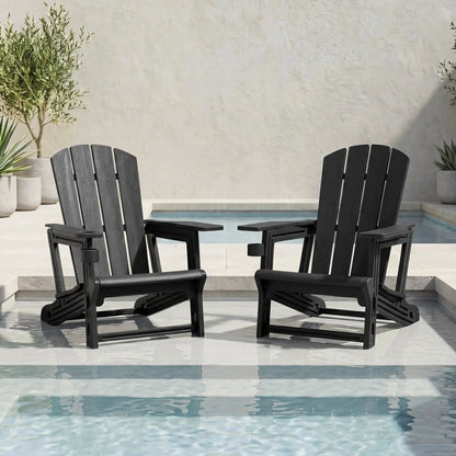 HDPE Adirondack Chair With Realistic Wood Grain