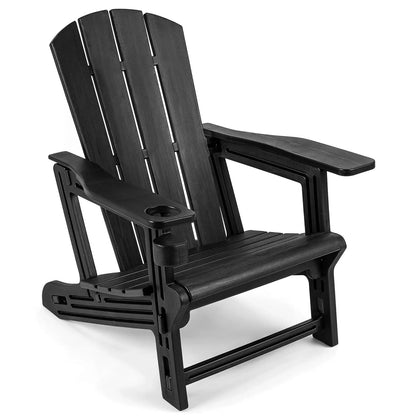 HDPE Adirondack Chair With Realistic Wood Grain