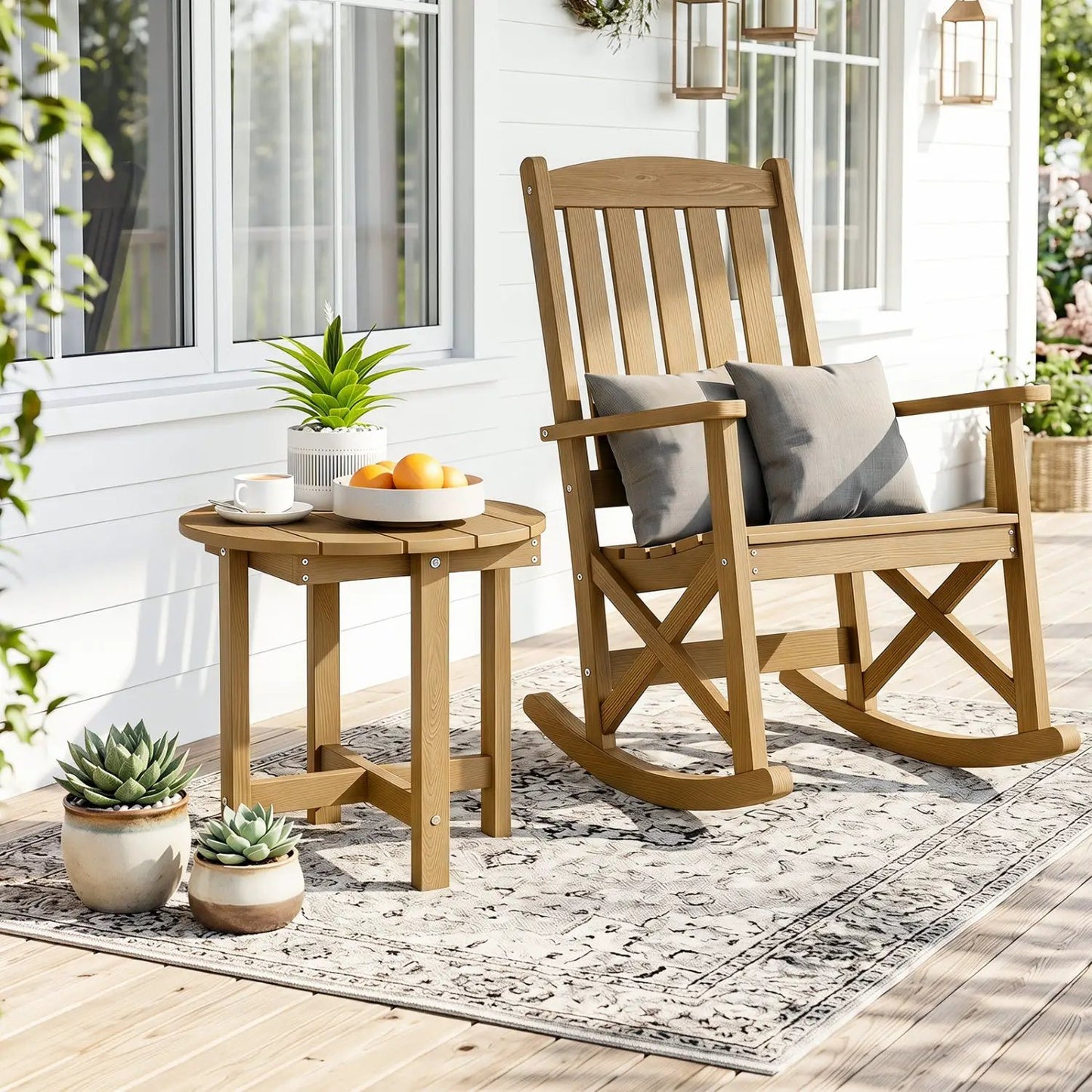 Adirondack Side Table 18x18 Weatherproof HIPS