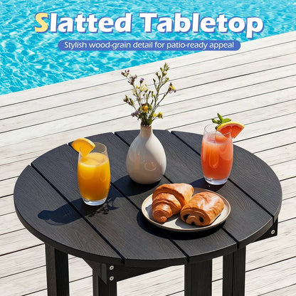 Adirondack Side Table 18x18 Weatherproof HIPS