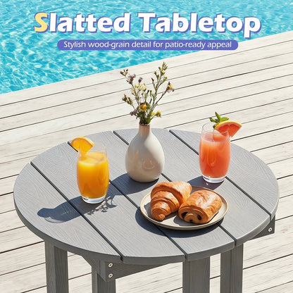 Adirondack Side Table 18x18 Weatherproof HIPS