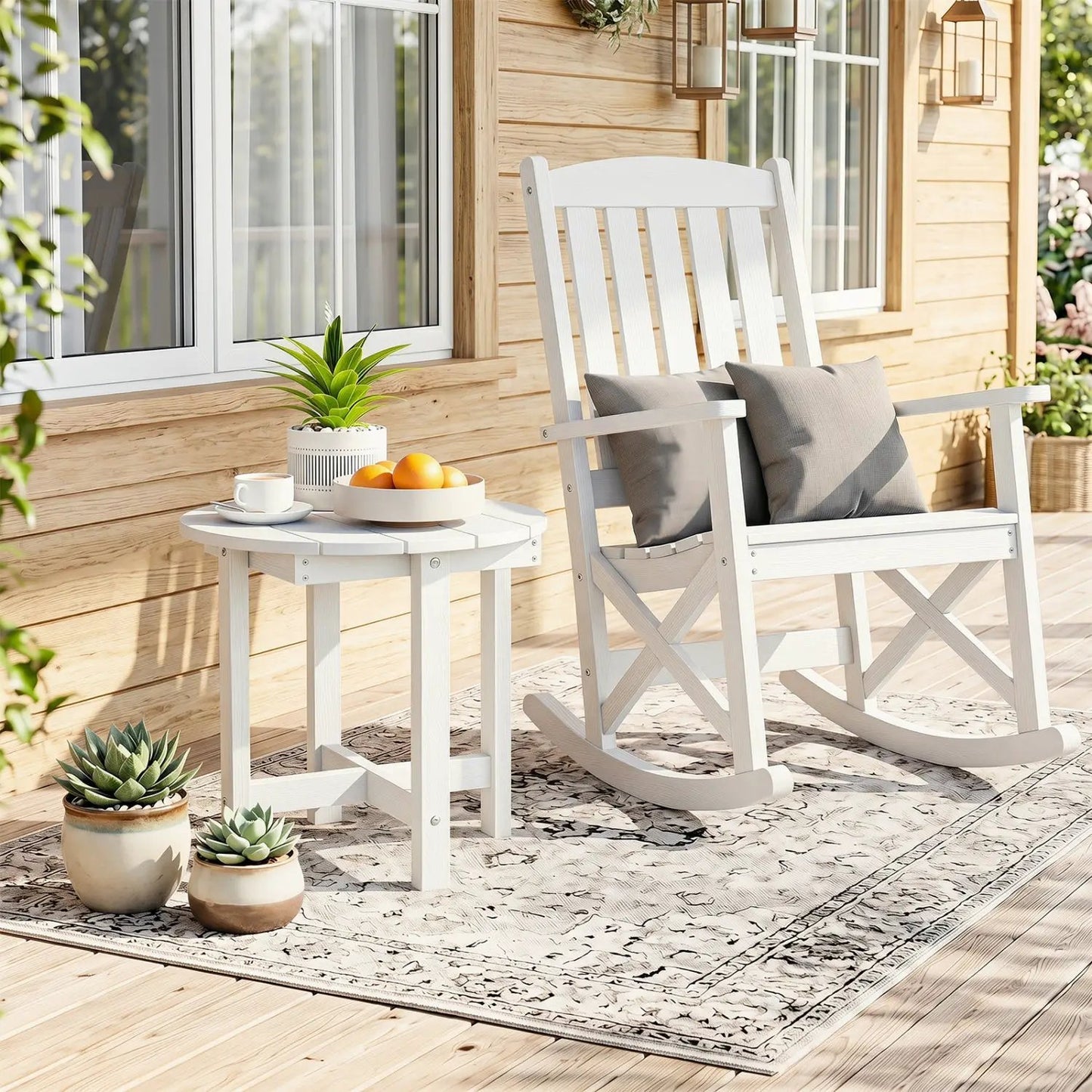Adirondack Side Table 18x18 Weatherproof HIPS