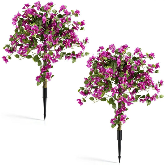 Artificial Bougainvillea Trees With Ground Spike