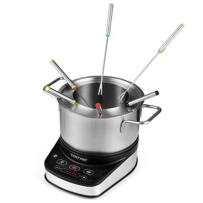 Electric Fondue Pot Set With Temperature Control