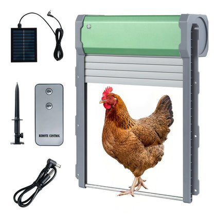 Chicken Coop Door with Remote and Light Sensor