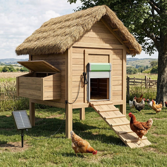 Chicken Coop Door with Remote and Light Sensor