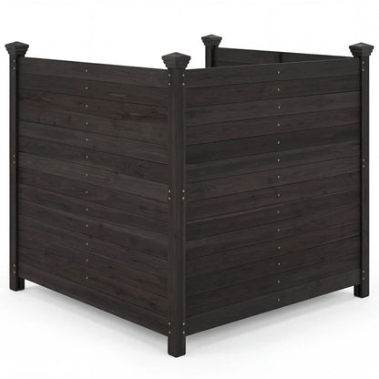 3 Panel Outdoor Privacy Fence for AC Units