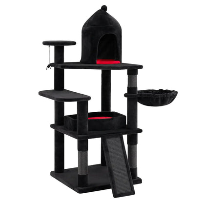 Gothic Multi Level Cat Tree with Castle House