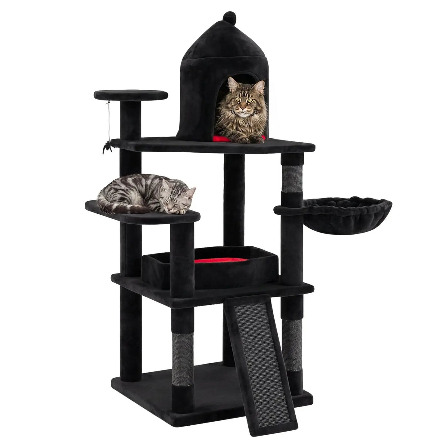 Gothic Multi Level Cat Tree with Castle House
