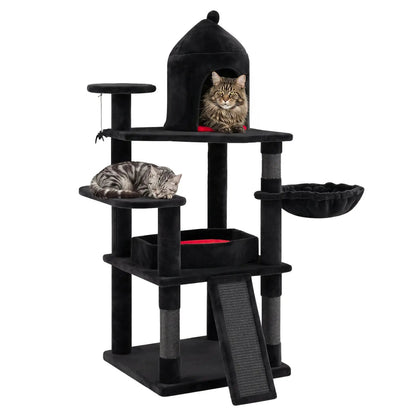 Gothic Multi Level Cat Tree with Castle House