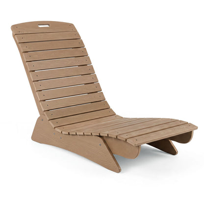 In-Pool Lounge Chair by DirectDeals, contoured ergonomic wood slat outdoor poolside chair on Tampa Home & Garden Store
