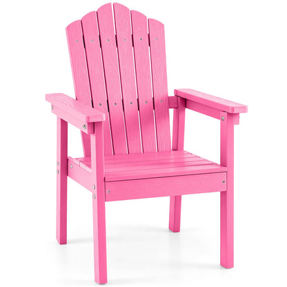 Adirondack Chair DirectDeals pink high back with wide armrests on Tampa Home & Garden Store