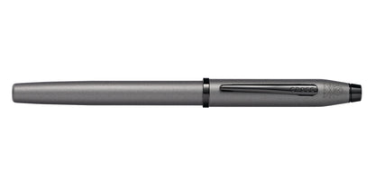 Century II Gunmetal Gray Rollerball Pen by A.T. Cross, metal body with black clip on Tampa Home & Garden Store