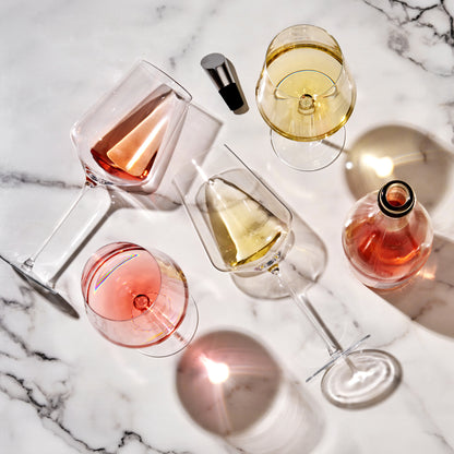 Set Of Liminal Everyday Crystal Wine Glasses