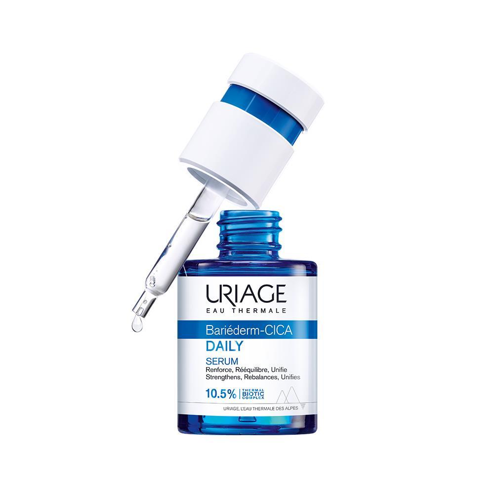 Uriage Bariéderm-CICA Daily Serum blue dropper bottle anti aging skin care serum 30ml on Tampa Home & Garden Store