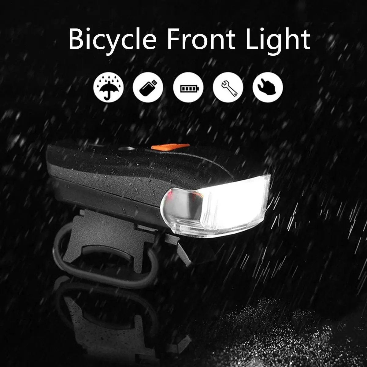 USB Rechargeable Bike Headlight and Back Light