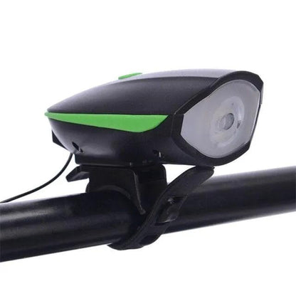 Usb Rechargeable Led Bike Front Light With Horn