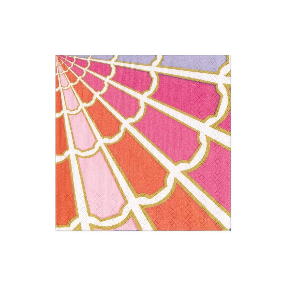 Roue chromatique - Serviette de cocktail