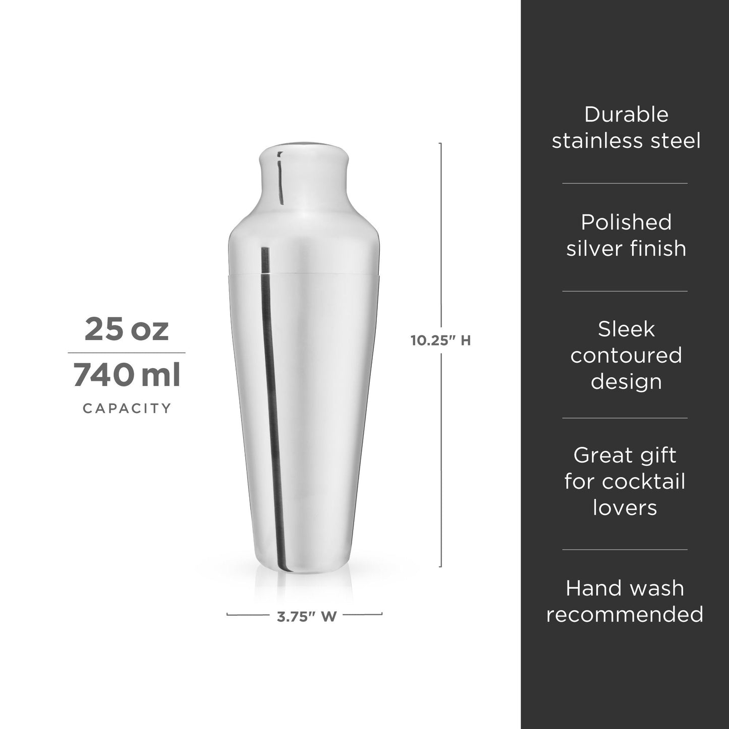 Harrison Stainless Steel and Cocktail Shaker