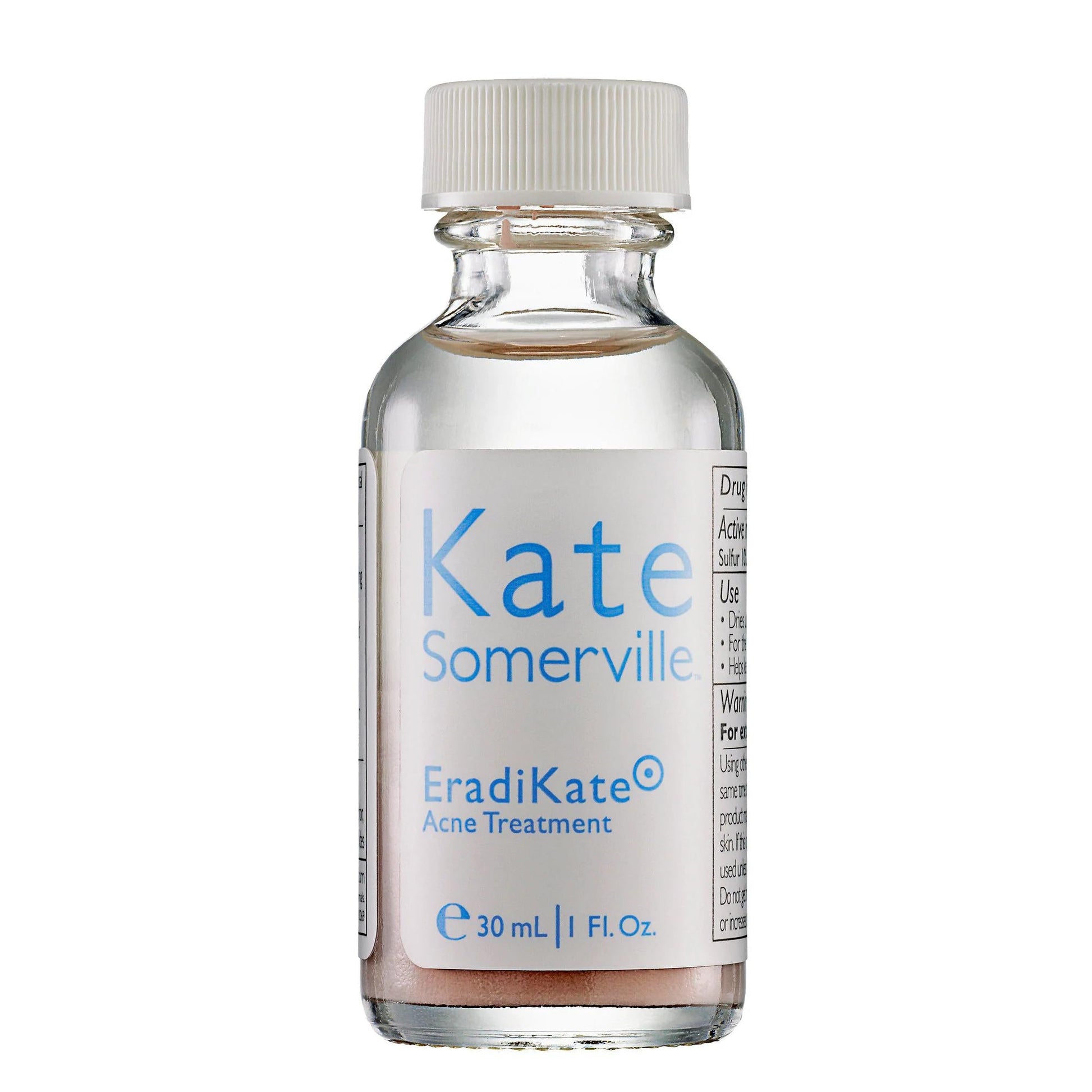 EradiKate Acne Spot Treatment bottle by Kate Somerville with white ribbed cap on Tampa Home & Garden Store