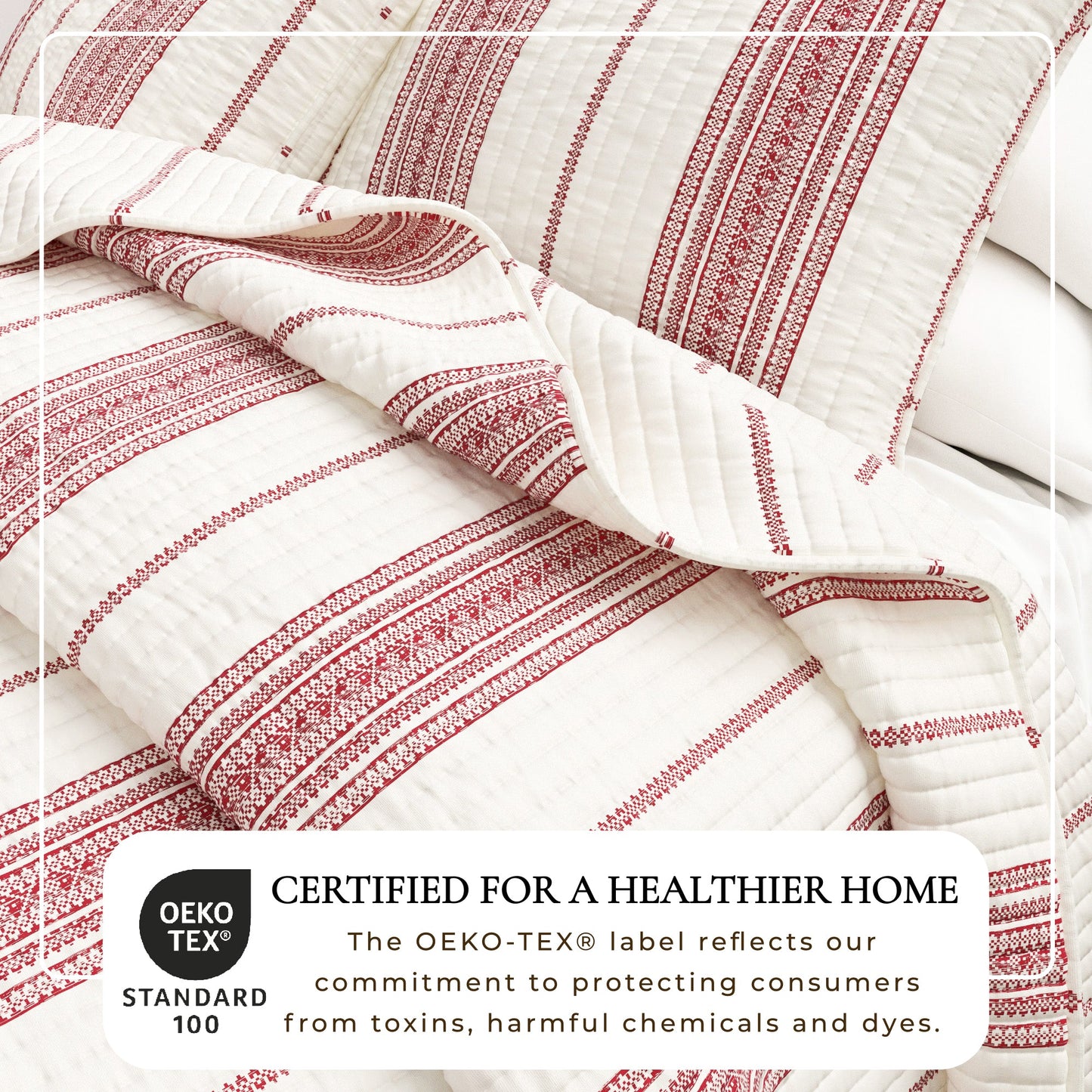 The Classic Reversible Stripe Farmhouse Quilt