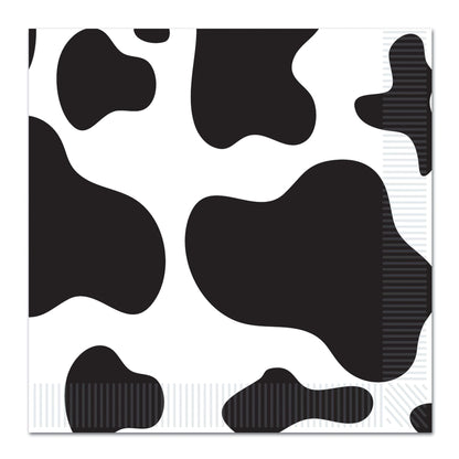 Cow Print Cocktail Napkin