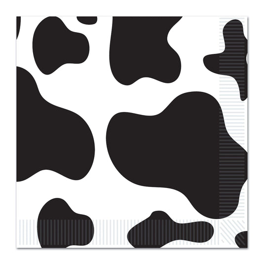 Serviette de cocktail à motif vache