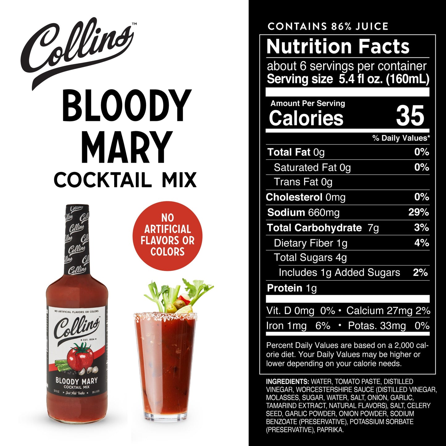 Complete Bloody Mary Kit with Premium Garnishes