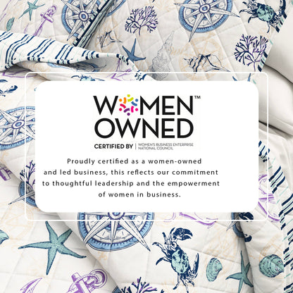 Azure Soft Blue and Lightweight Quilt Set